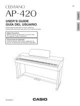 Casio AP-420 User manual