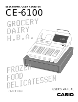 Casio CE-6100 User manual