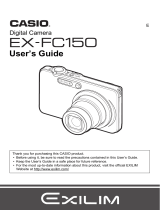 Casio EX-FC150 User manual
