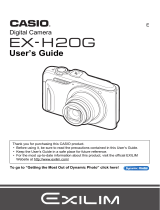 Casio EX-H20G User manual