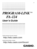 Casio FA-124 User manual