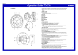 Casio TQ-378 MA0605-EA User manual