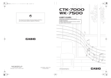 Casio WK-7500 User manual