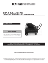 Central Pneumatic Air Compressor 67501 User manual