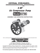 Central Pneumatic 93786 User manual