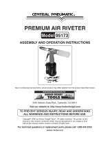 Central Pneumatic Premium Air Riveter User manual