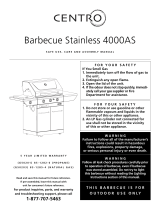 Centro Barbecue Stainless 4000B Safe use User manual