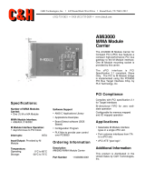 C&H M/MA Module Carrier AMi3000 User manual