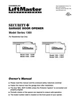 Chamberlain 1300 User manual