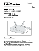 Chamberlain 2220 1/2 HP User manual