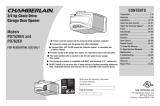 Chamberlain PD752KEV User manual