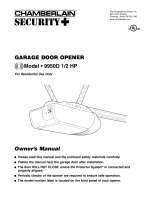 Chamberlain 9950D User manual