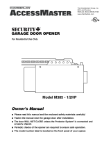 Chamberlain 3245M 1/3 HP User manual