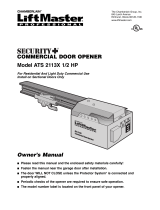 Chamberlain ATS 2113X User manual