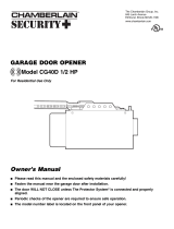 Chamberlain CG40D 1-2 HP User manual
