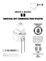 Chamberlain GH door opener User manual