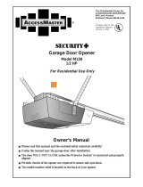 Chamberlain AccessMaster Security+ M150 User manual