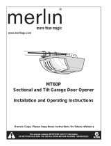 Chamberlain Merlin MT60P User manual