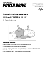 Chamberlain PD432DM User manual
