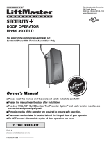 Chamberlain 3900PLD User manual