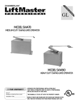 Chamberlain LiftMaster Professional SW490 User manual