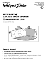 Chamberlain WD822KD User manual