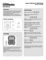 Chamberlain WKP250LM User manual