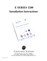 Channel Vision E-1200 User manual