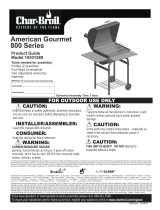 Char-Broil American Gourmet 800 Series User manual