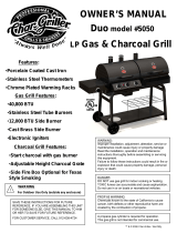Char-Griller Duo 5050 Owner's manual