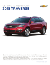 Chevrolet 2013 Traverse Getting To Know Manual