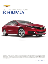 Chevrolet Impala 2014 Getting To Know Manual