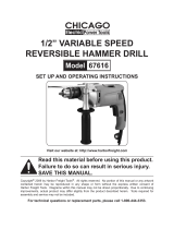 Chicago Electric 67616 User manual