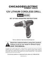 Chicago Electric 69360 User manual