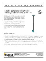 Chief Manufacturing FHP-110 User manual