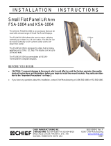 Chief Manufacturing KSA-1004 User manual