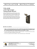 Chief Manufacturing FSD-4100 User manual