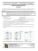 Chief Manufacturing Job Box CMA-160 User manual