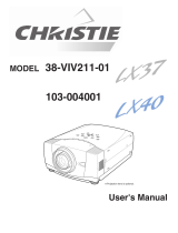 Christie Christie LX40 User manual