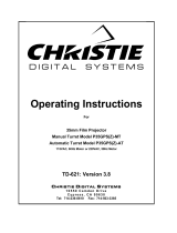 Christie Digital Systems P35GPS-MT User manual