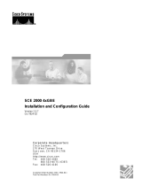 Cisco CE 2000 Platform SCE 2000 4xGBE User manual