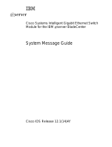 Cisco Systems Intelligent Gigabit Ethernet Switch Module User manual