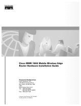 Cisco MWR 1900 User manual