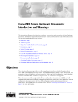 Cisco Systems Cisco 2800 User manual