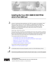 Cisco Systems OC192/STM64 LR/LH 4 User manual