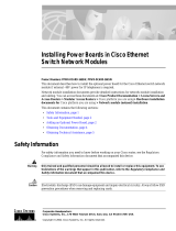 Cisco Systems PPWR-DCARD-16ESW User manual