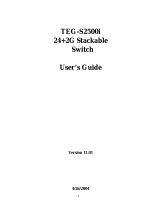 Trendnet TEG-S2500i User manual