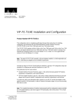 Cisco Systems VIP-FE-TX/4E User manual