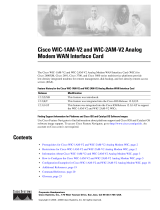 Cisco Systems WIC-2AM-V2 User manual