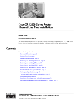 Cisco Systems XR 12000 Series Installation guide